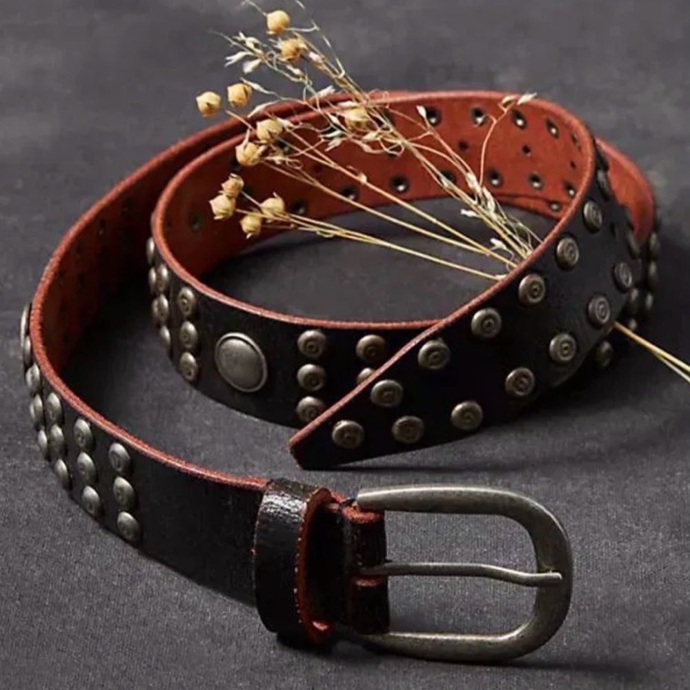 Free People Last Call Studded Belt. M/L